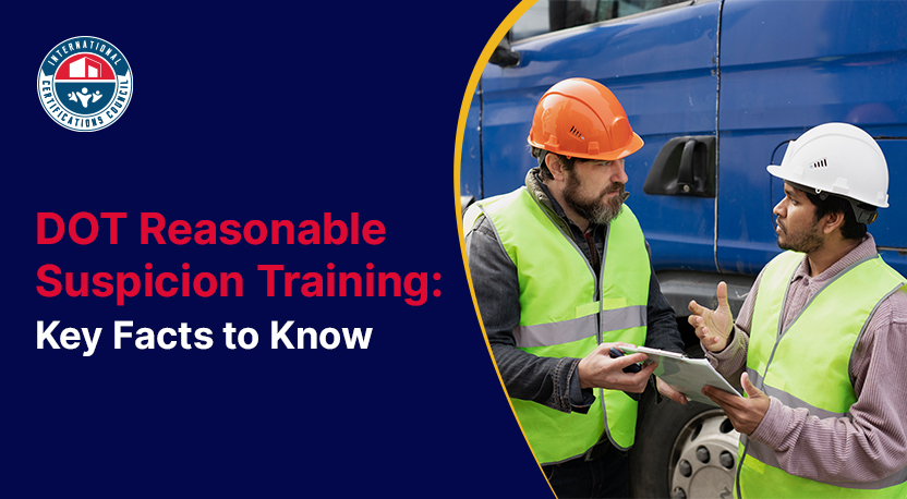 DOT Reasonable Suspicion Training: Key Facts to Know