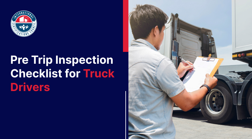 Pre Trip Inspection Checklist for Truck Drivers